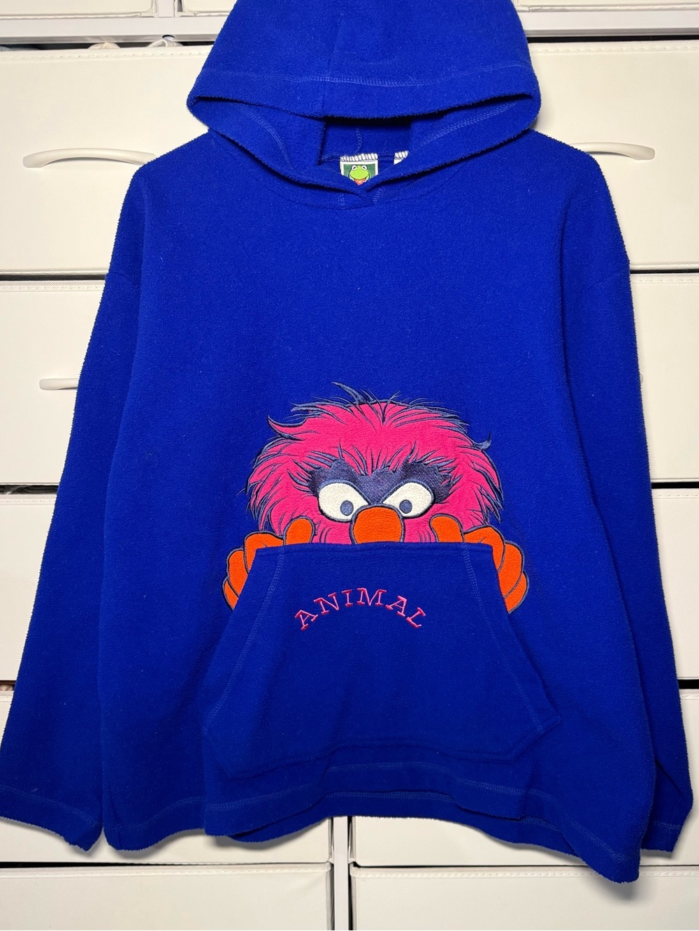 🔥Very Rare Vintage Kermit Collection “The Animal” Hoodie- size Large